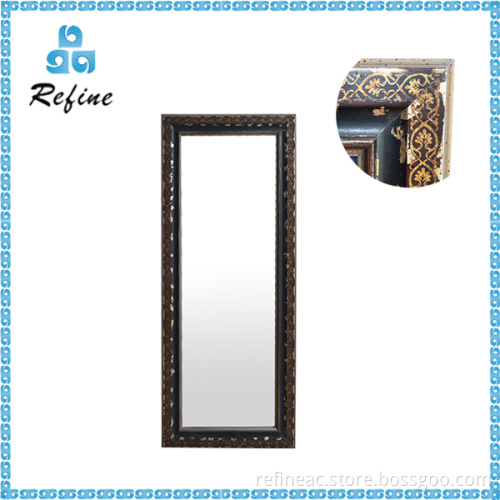 Decor Rectangular Wood Antique Style Wooden Mirrors